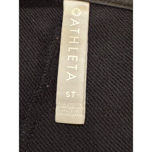 Athleta Radiant Hybrid Army Green Oversized Hoodie Pullover Dress ST - Picture 7 of 7